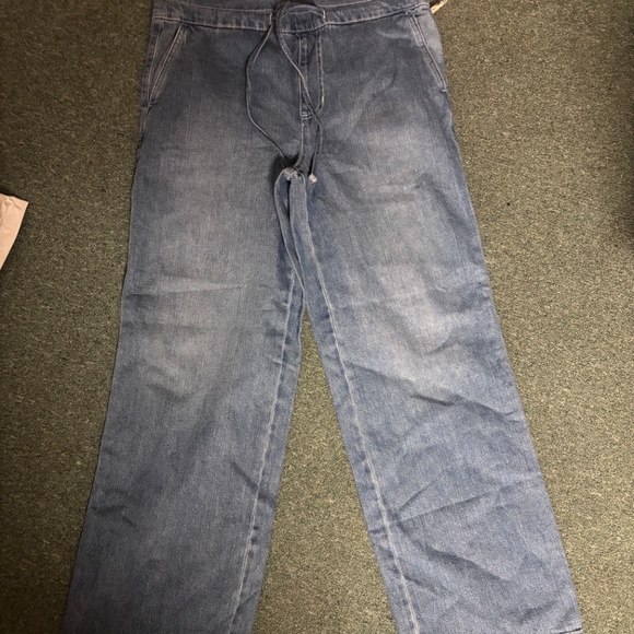 Universal Thread Drawstring High-rise Wide Leg Jeans - Picture 2 of 4